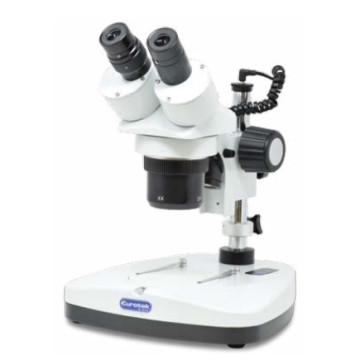 Stereomicroscopio Binoculare con illuminazione LED 1W trasmessa - riflessa 20x-40x