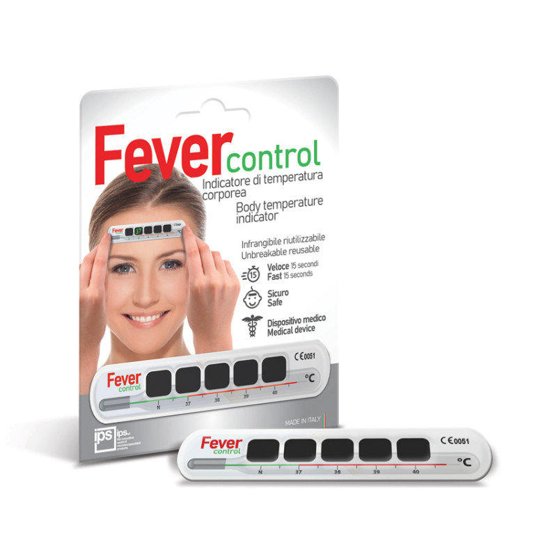 Termometro frontale fever control - blister - conf. 10 pz. Termometro frontale fever control - blister - conf. 10 pz.