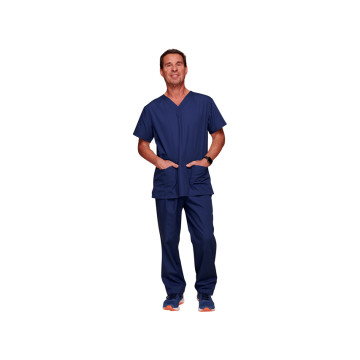 Uniforme medicale blu L unisex