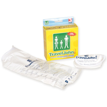 Traveljohn wc portatile - 800 cc - conf. 3 pz.