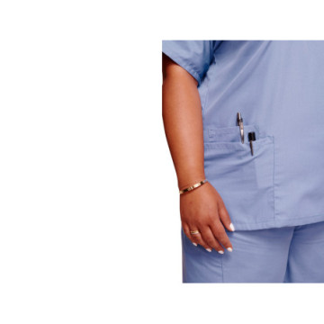 Casacca Scollo A V Cherokee Originals - Donna L - Celeste - 1 Pz.