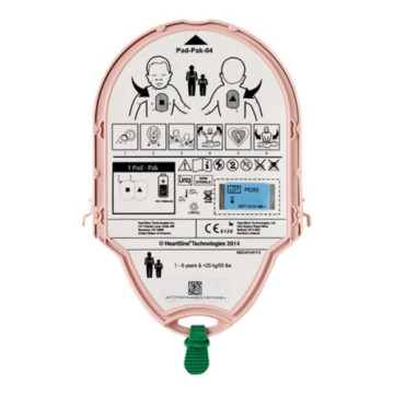 Kit batteria ed elettrodi pediatrici per Defibrillatore Heartsine Samaritan Pad