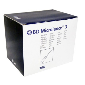 Ago microlance speciale BD 16 G 1 1/2 40 mm bianco - Conf. 100 pz.