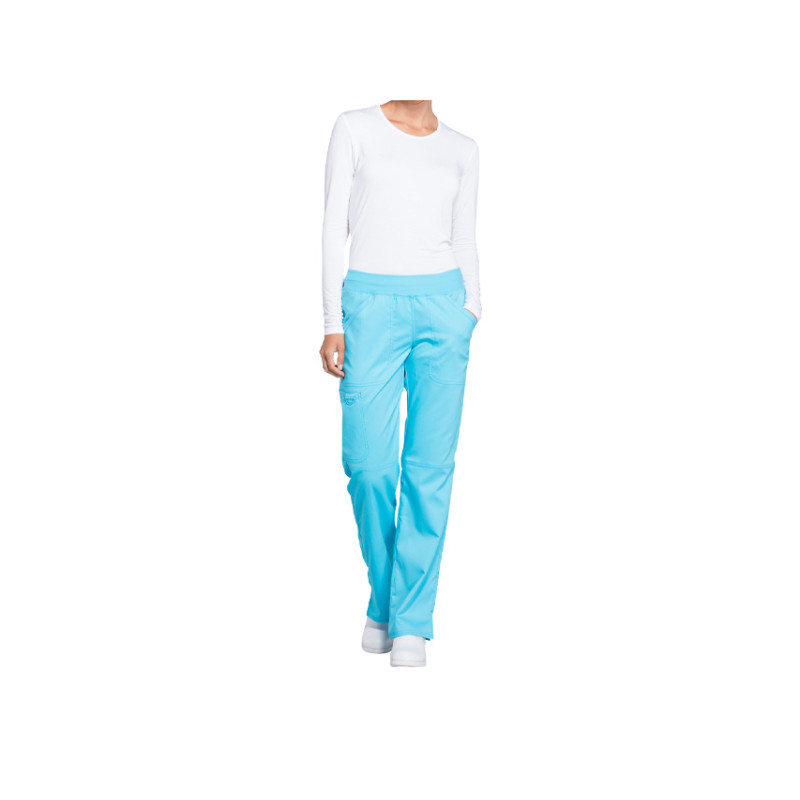 Pantaloni Pull-On Cherokee Revolution - Donna L - Turchese - 1 Pz. Pantaloni Pull-On Cherokee Revolution - Donna L - Turchese - 1 Pz.