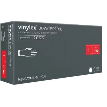 Guanti in Vinile senza polvere Vinylex - Taglia L - Conf.100 pz.
