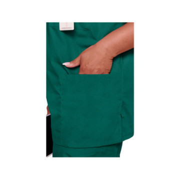 Casacca Scollo A V Cherokee Originals - Unisex M - Verde Cacciatore - 1 Pz.