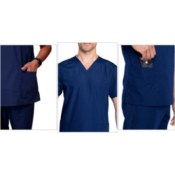 Uniforme medicale blu L unisex