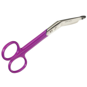 Forbici per bende - anelli viola - 14 cm - 1 pz.