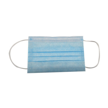 MASCHERINE CHIRURGICHE PEDIATRICHE 3 VELI tipo II con elastici - azzurra - Conf.10 pz.