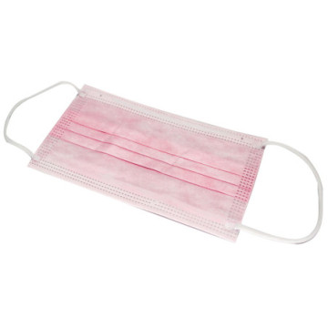 Mascherina Chirurgica Filtrante 98% 3 VELI tipo II con elastici - adulti - rosa - Conf.10 pz