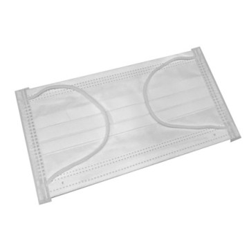 Mascherina Chirurgica Filtrante 98% 3 VELI tipo II con elastici - adulti - bianca - Conf.50 pz.