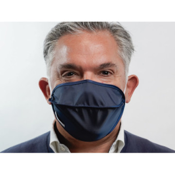 Mascherina riutilizzabile Mycroclean BFE 99,8% - blu/blu