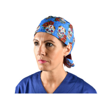 Cappellino fantasia - teschio - m - 1 pz.