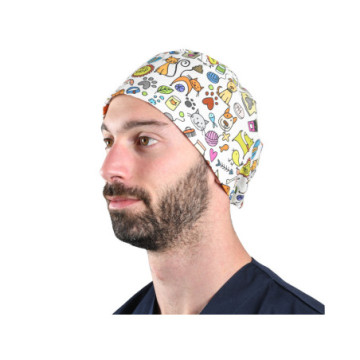 Cappellino fantasia - cani smile - m - 1 pz.
