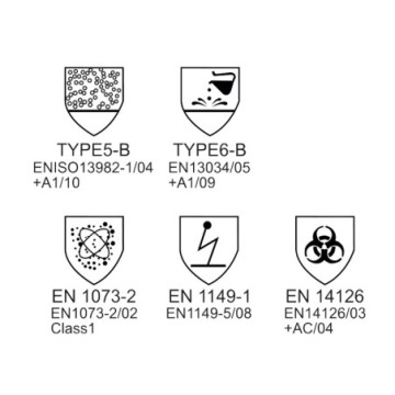TUTA ISOLANTE BASIC - Tipo 5B-6B - M - monouso