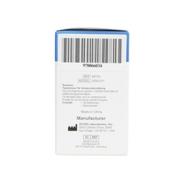 STRISCE GLUCOSIO per GLUCOMETRO GIMA - CONF.50 PZ