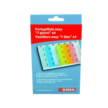 Portapillole settimanale x4 easy - francese - 1 pz.