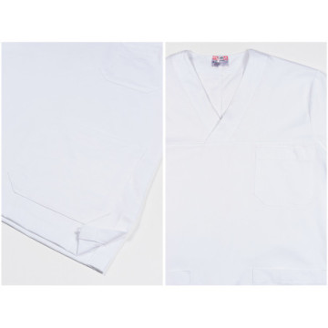 Casacca unisex Tg. XXL - 100% Cotone - Colore bianco