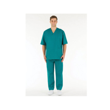 Casacca unisex Tg. S - 100% Cotone - Colore verde