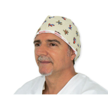 Cappellino fantasia - beige - 1 pz.