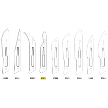 Lame Gima inox n.15 sterili conf. 100 pz.