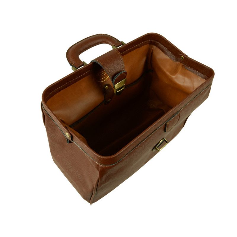 Borsa Medicale in pelle - Colore castagna