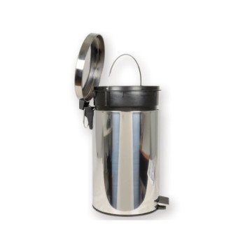 CESTINO RIFIUTI INOX - 12 litri - con pedale