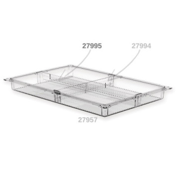 Divisorio 600x50 mm per cassetti iso - 1 pz.