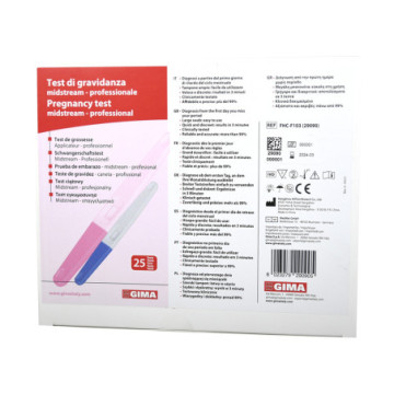 Test di gravidanza - midstream - professionale - conf. 25 pz.