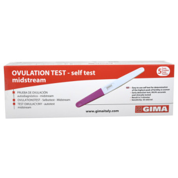 Test ovulazione - self test - midstream - conf. 5 pz.