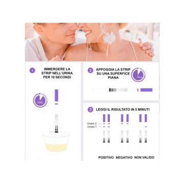 Test ovulazione - self test - striscia da 4 mm - conf. 25 pz.