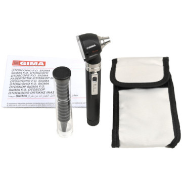 Otoscopio gima f.o. sigma-2,5V -alogeno nero