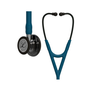 Littmann cardiology iv - 6234 - blu caraibi - finiture fumo - 1 pz.