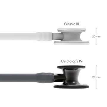 Littmann cardiology iv - 6238 - grigio - finiture fumo - 1 pz.