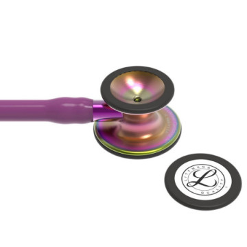 Littmann cardiology iv - 6205 - viola - finiture arcobaleno / viola - 1 pz.