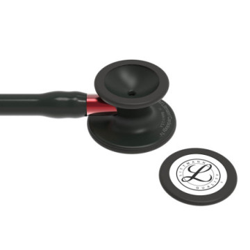 Littmann cardiology iv - 6200 - nero - finiture nere / conn. Rosso - 1 pz.