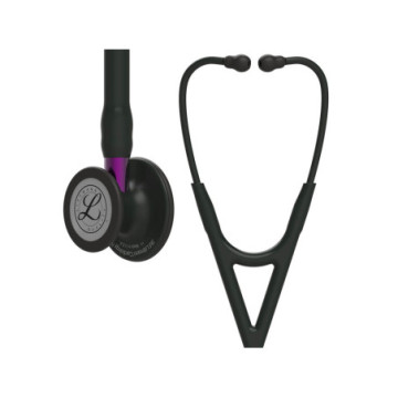 Littmann cardiology iv - 6203 - nero - finiture nere / conn. Viola - 1 pz.