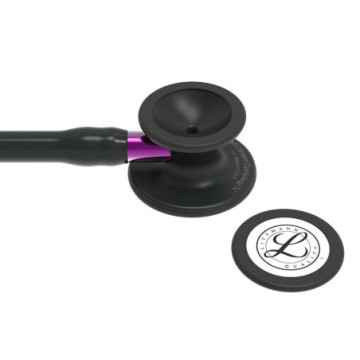 Littmann cardiology iv - 6203 - nero - finiture nere / conn. Viola - 1 pz.