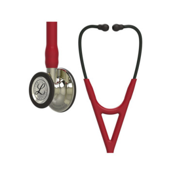 Littmann cardiology iv - 6176 - bordeaux - finiture champagne - 1 pz.