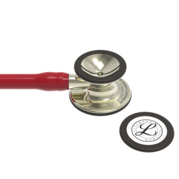 Littmann cardiology iv - 6176 - bordeaux - finiture champagne - 1 pz.