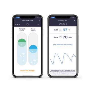 MIR Smart One Oxi® Peak flow - Spirometro personale