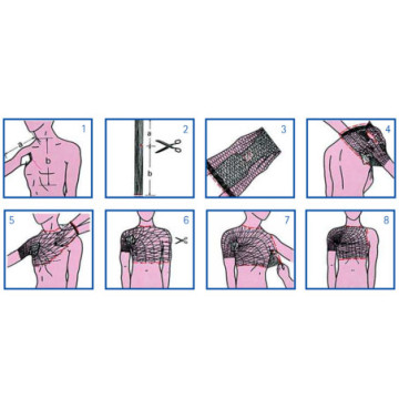 Rete tubolare elastica - calibro 10, per spalle, corpo, schiena - 1 pz.