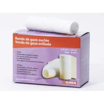 BENDE DI GARZA 3,5 m x 10 cm - Conf.6 pz
