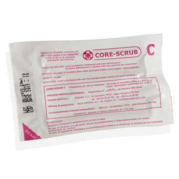 KIT SPAZZOLA CLOREXIDINA SPAZZOLINO CHIRURGICO CORE-SCRUB con CLOREXIDINA - CONF.30 PZ.