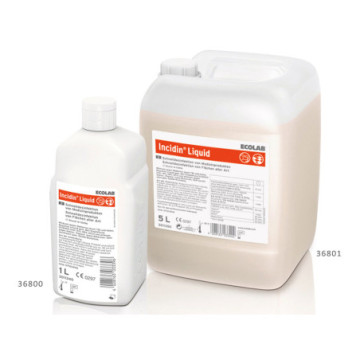 Disinfettante LIQUIDO INCIDIN ECOLAB per superfici a base di alcol - tanica 5 litri