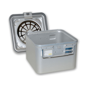 Container con filtro piccolo h200 mm - grigio - 1 pz.