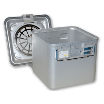 Container con filtro piccolo h260 mm - grigio - 1 pz.