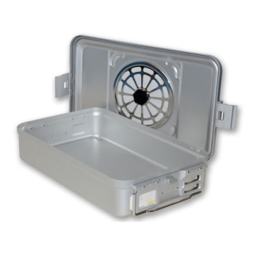 Container con filtro medio h100 mm - grigio - 1 pz.