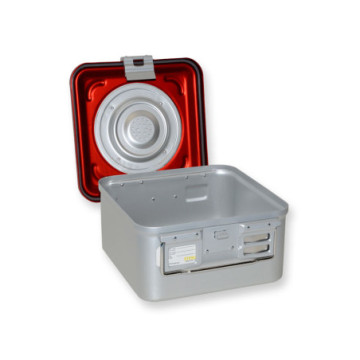 Container con valvola piccolo h150 mm - rosso - 1 pz.