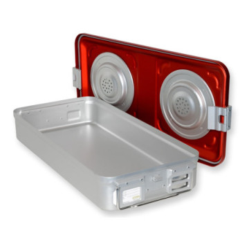Container con valvola grande h100 mm - rosso - 1 pz.